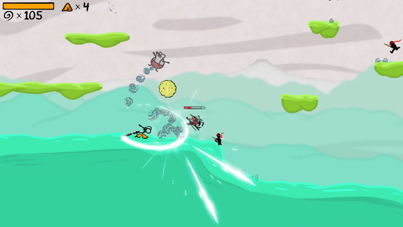 You can beat up ninjas and mice with your pen, unleashing powerful combo attacks. You can even beat up their corpses, if you’re into that sort of thing.